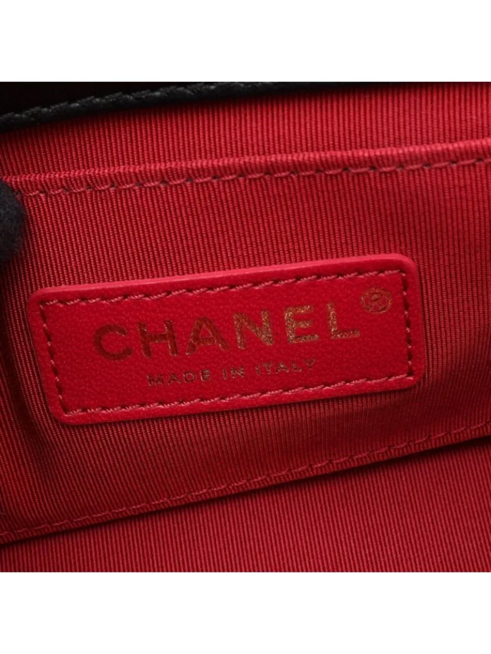 Chanel Shoulder Bag Quilted Black Lambskin Small Flap Chain